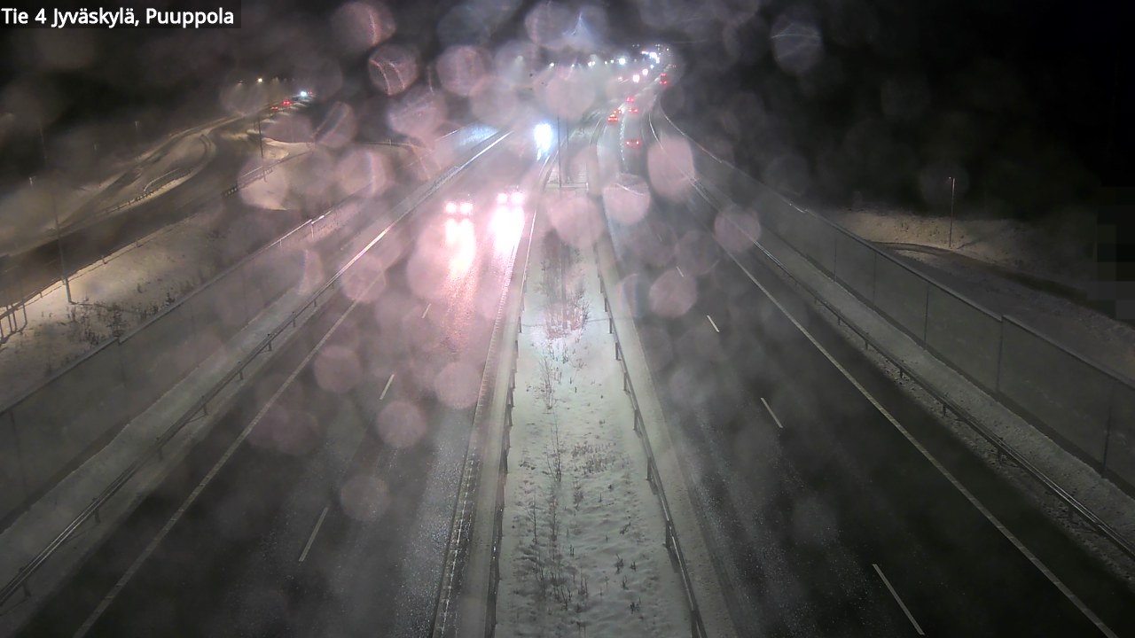 Weather Camera Image Väg 4 Jyväskylä, Puuppola, Jyväskylä, Keski-Suomi