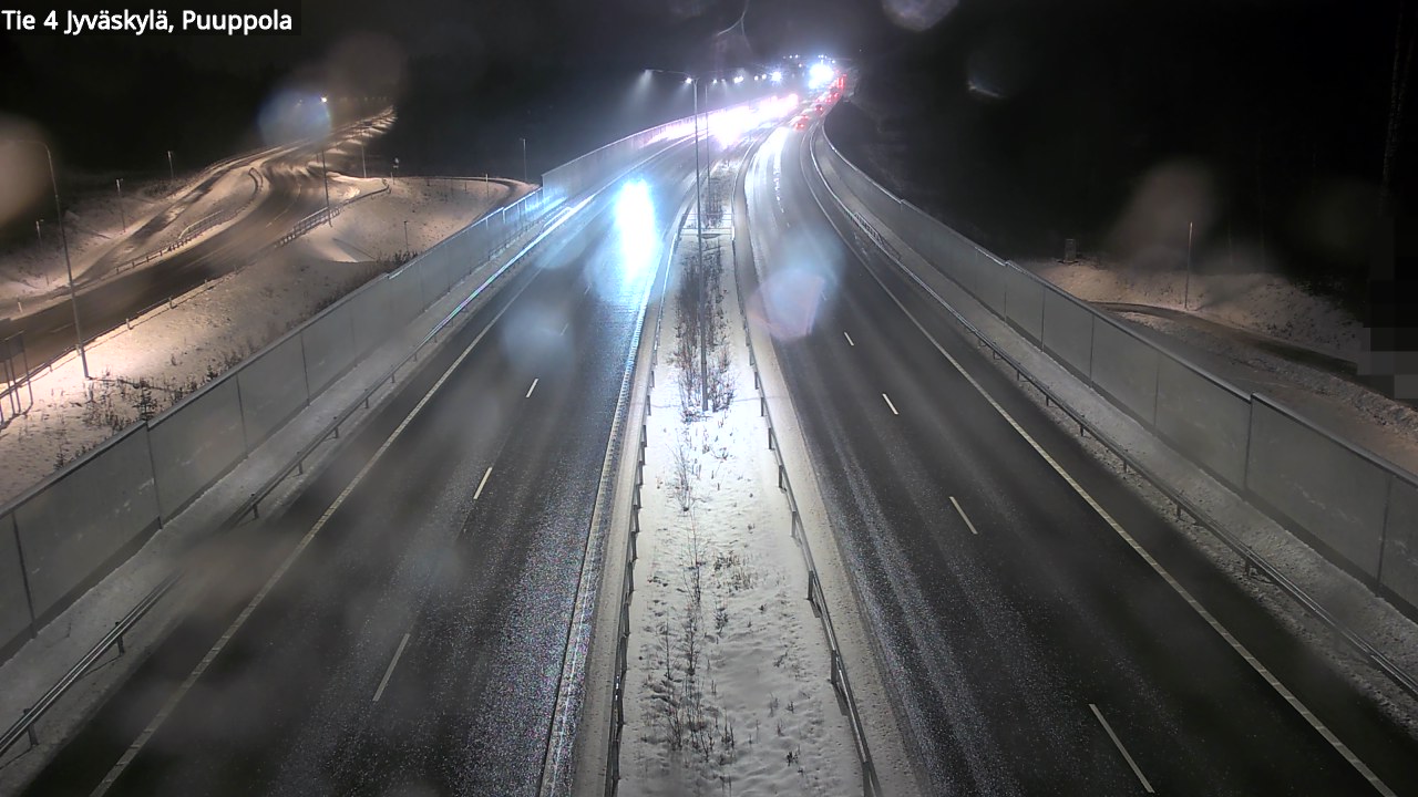 Weather Camera Image Väg 4 Jyväskylä, Puuppola, Jyväskylä, Keski-Suomi