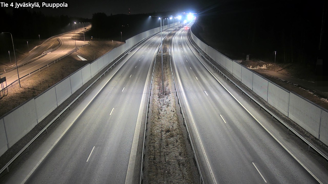 Weather Camera Image Road 4 Jyväskylä, Puuppola, Jyväskylä, Keski-Suomi