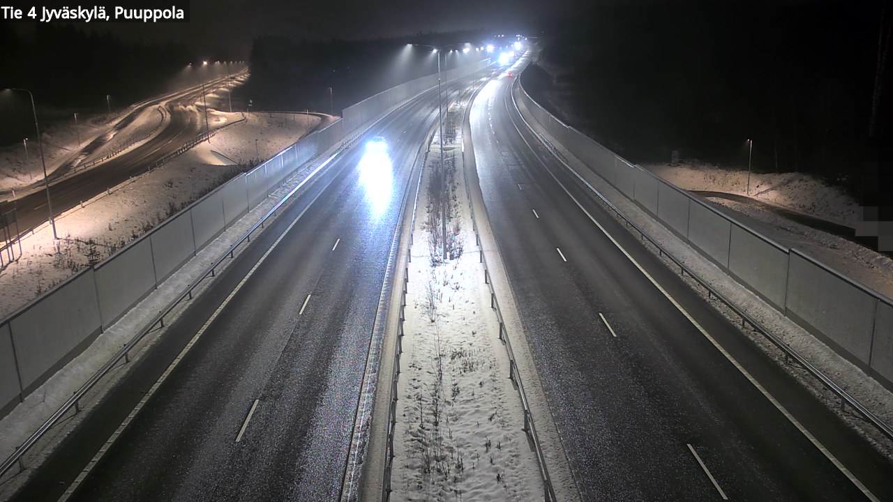 Weather Camera Image Väg 4 Jyväskylä, Puuppola, Jyväskylä, Keski-Suomi