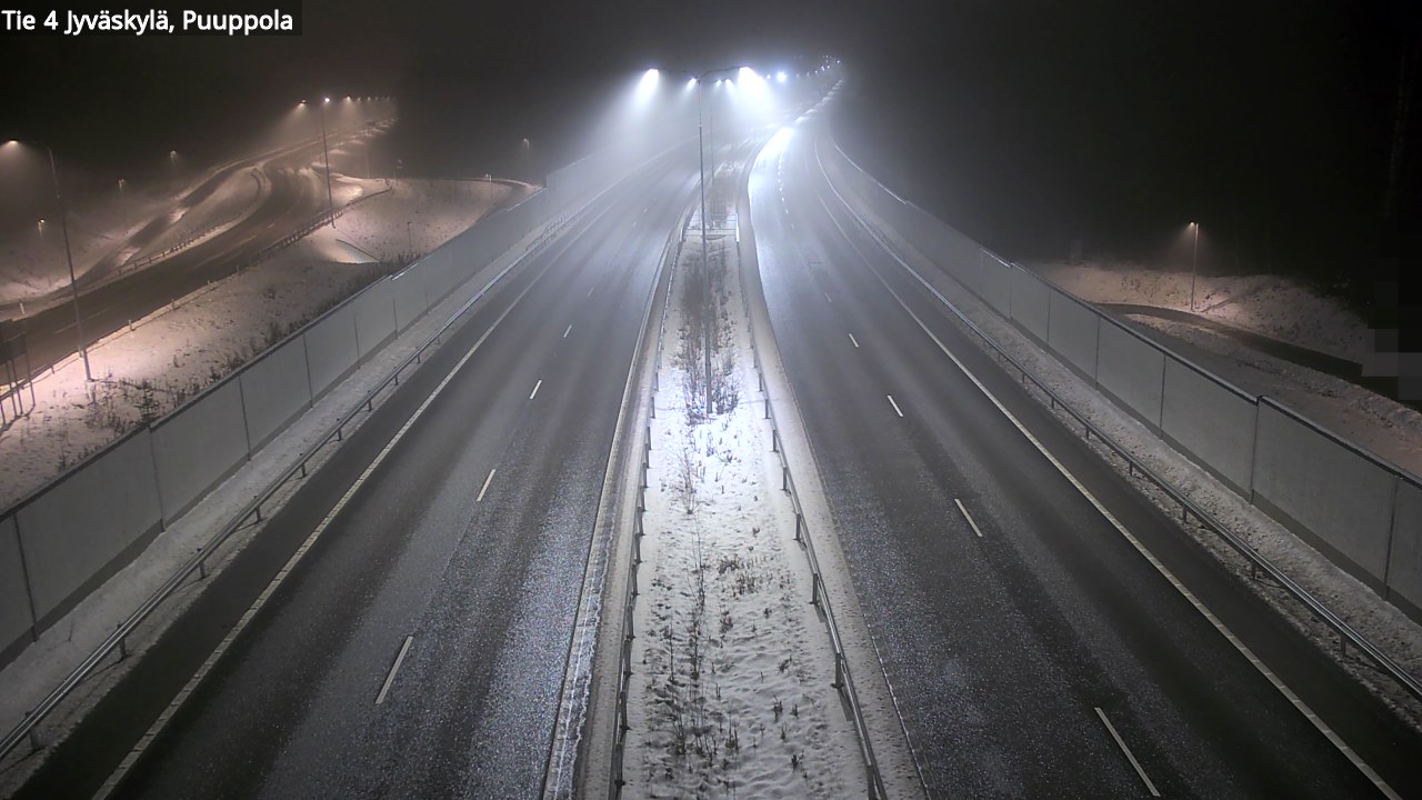 Weather Camera Image Väg 4 Jyväskylä, Puuppola, Jyväskylä, Keski-Suomi