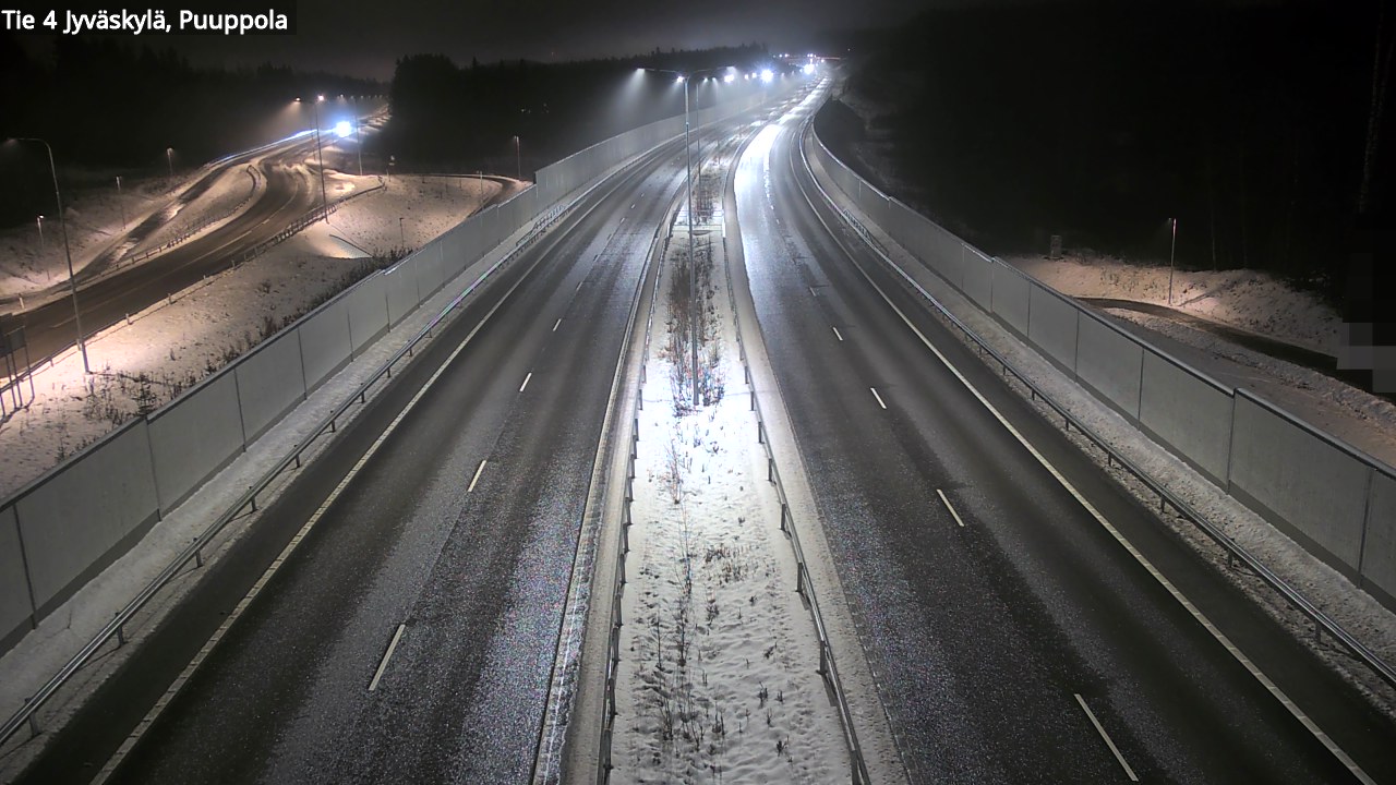 Weather Camera Image Väg 4 Jyväskylä, Puuppola, Jyväskylä, Keski-Suomi