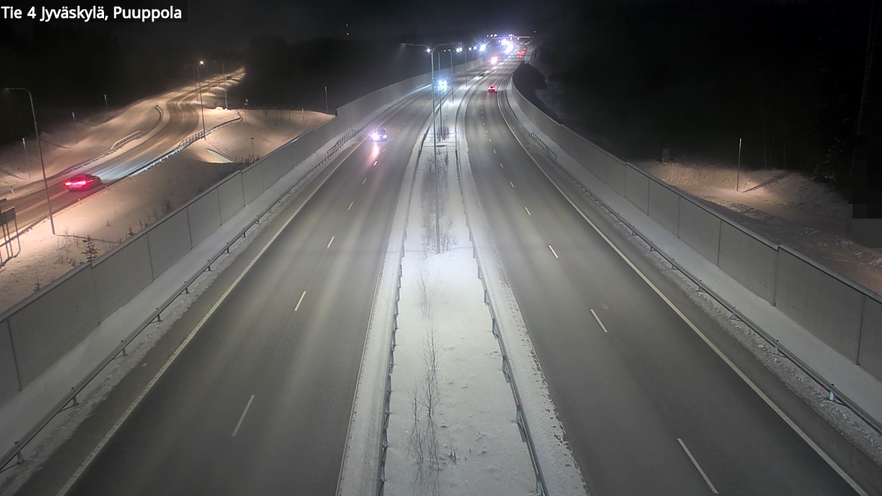Weather Camera Image Road 4 Jyväskylä, Puuppola, Jyväskylä, Keski-Suomi