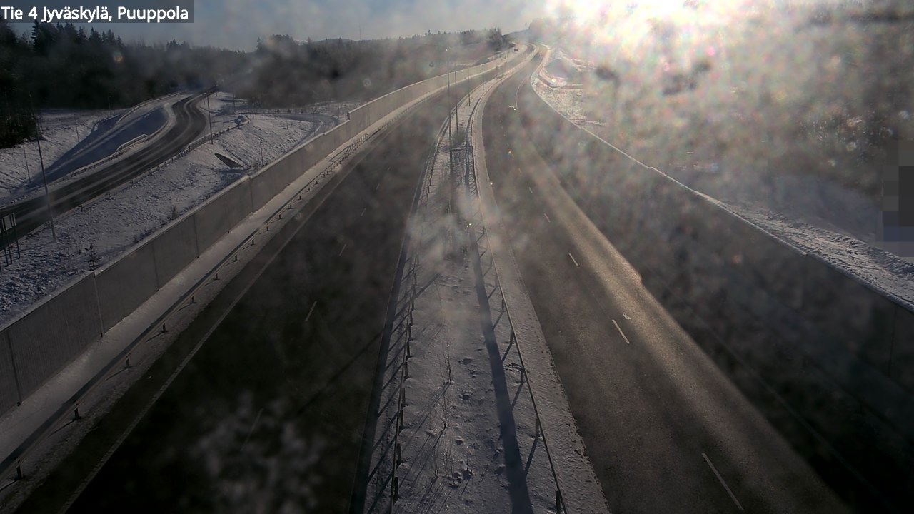 Weather Camera Image Road 4 Jyväskylä, Puuppola, Jyväskylä, Keski-Suomi
