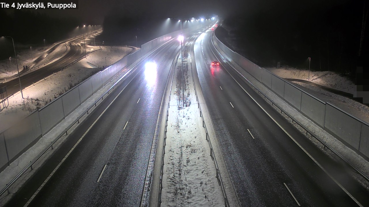 Weather Camera Image Väg 4 Jyväskylä, Puuppola, Jyväskylä, Keski-Suomi