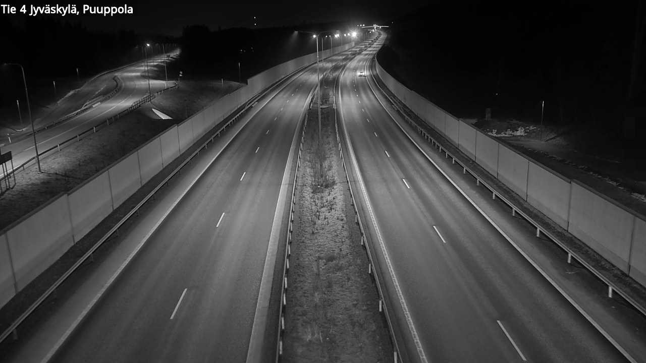 Weather Camera Image Road 4 Jyväskylä, Puuppola, Jyväskylä, Keski-Suomi
