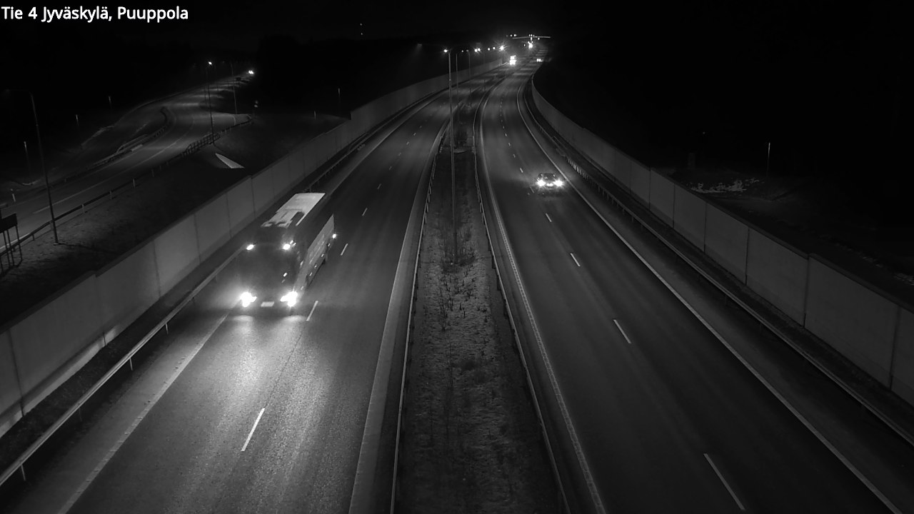 Weather Camera Image Road 4 Jyväskylä, Puuppola, Jyväskylä, Keski-Suomi