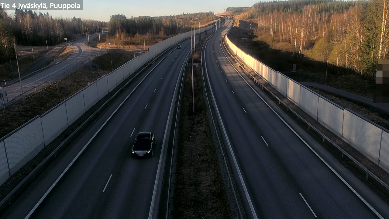 Weather Camera Image Väg 4 Jyväskylä, Puuppola, Jyväskylä, Keski-Suomi