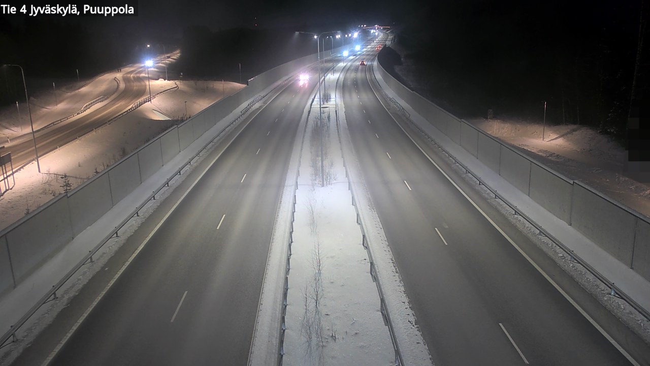 Weather Camera Image Road 4 Jyväskylä, Puuppola, Jyväskylä, Keski-Suomi