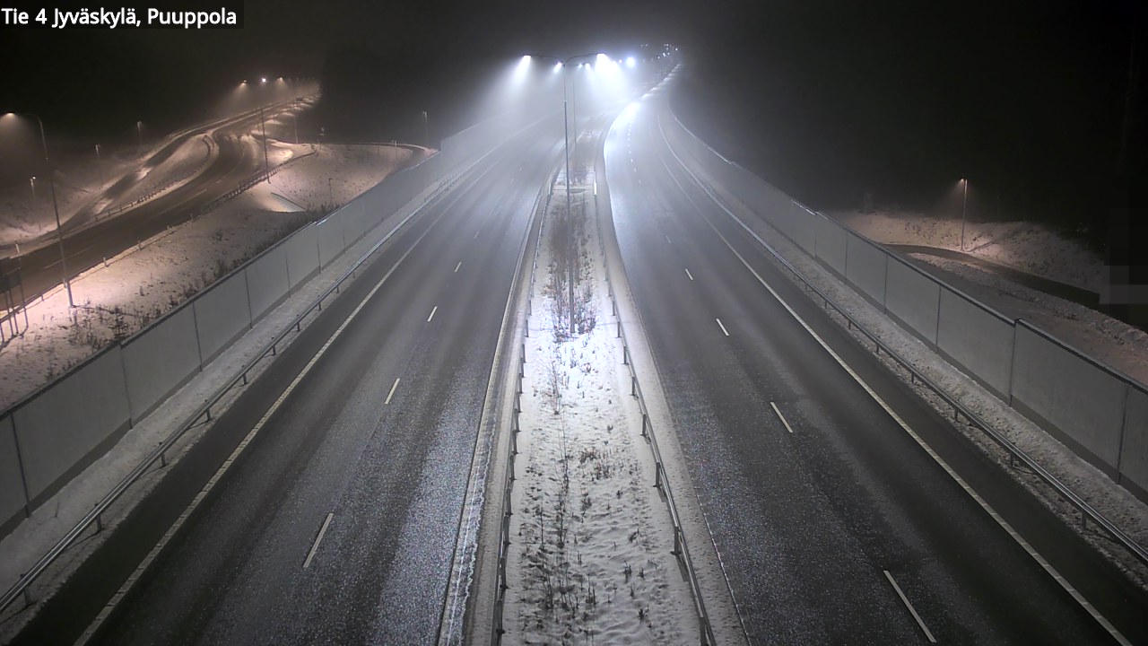 Weather Camera Image Väg 4 Jyväskylä, Puuppola, Jyväskylä, Keski-Suomi