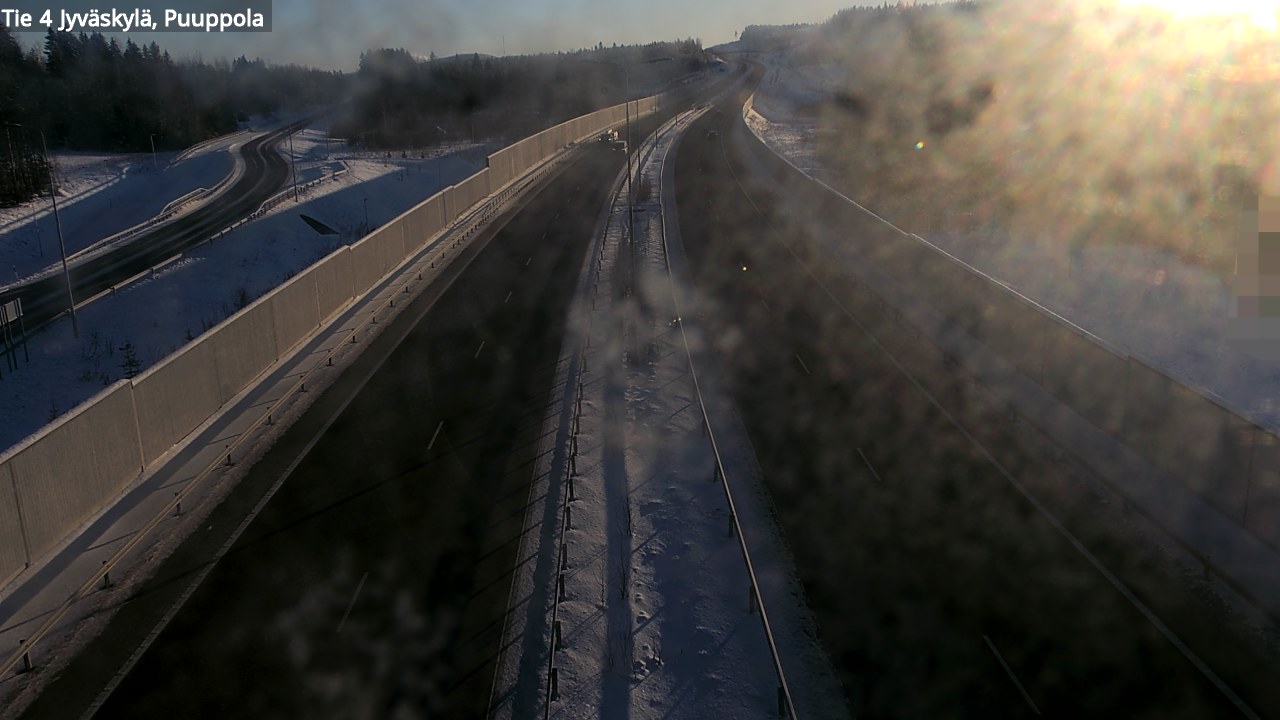 Weather Camera Image Road 4 Jyväskylä, Puuppola, Jyväskylä, Keski-Suomi