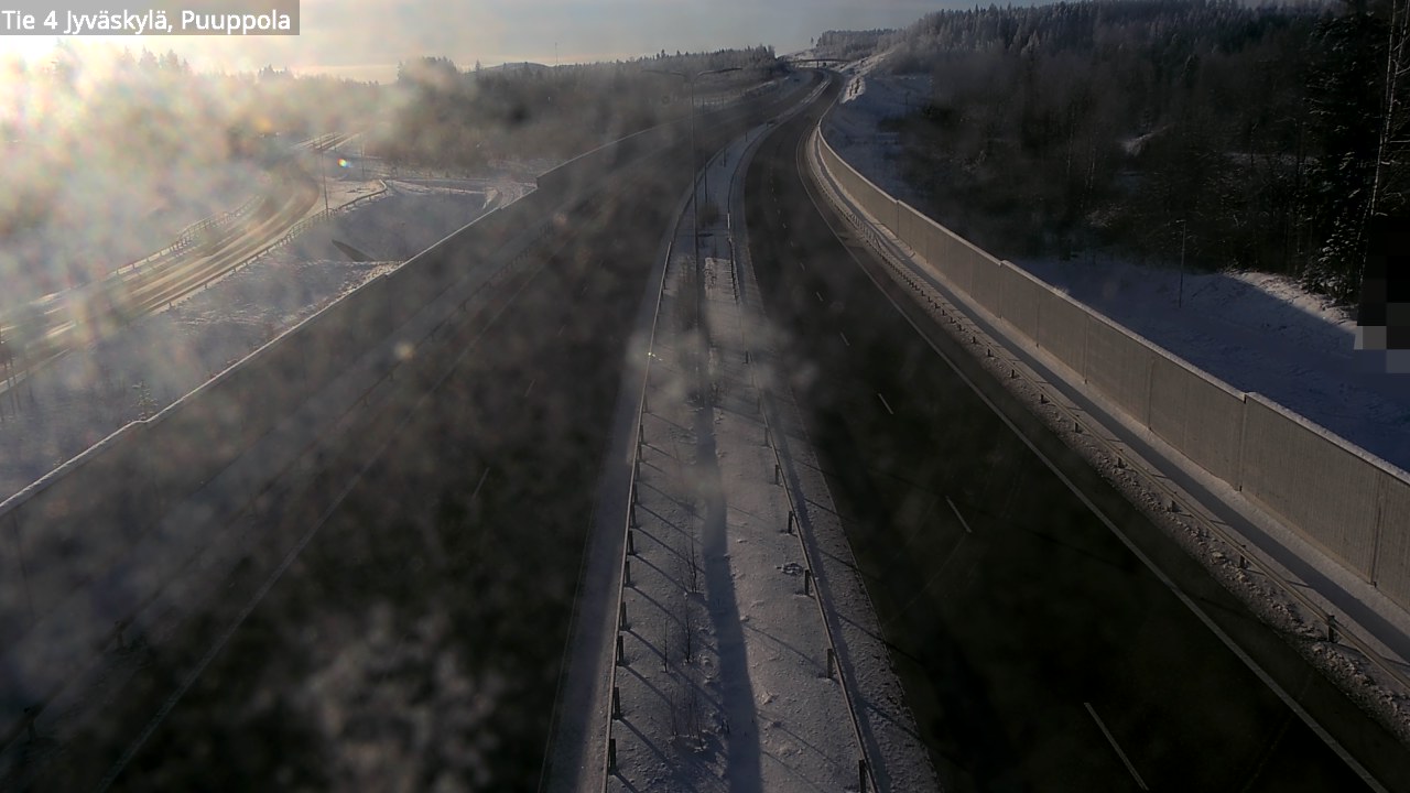 Weather Camera Image Road 4 Jyväskylä, Puuppola, Jyväskylä, Keski-Suomi
