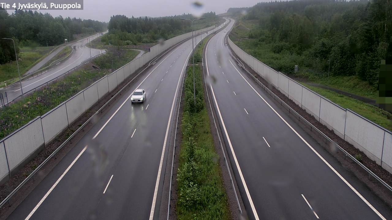Weather Camera Image Road 4 Jyväskylä, Puuppola, Jyväskylä, Keski-Suomi