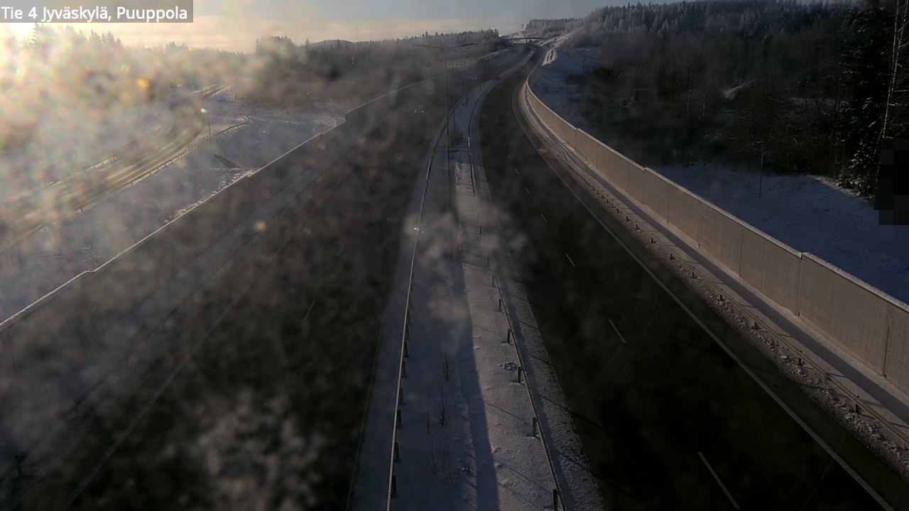 Weather Camera Image Road 4 Jyväskylä, Puuppola, Jyväskylä, Keski-Suomi