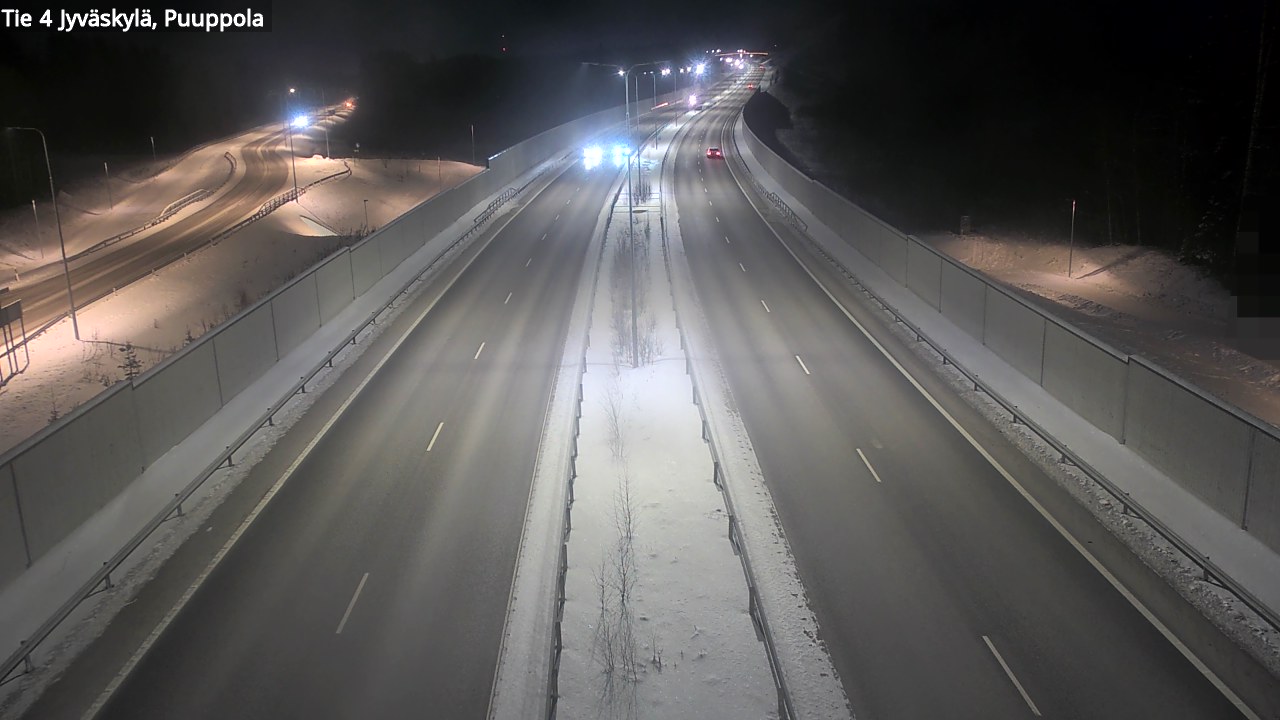Weather Camera Image Road 4 Jyväskylä, Puuppola, Jyväskylä, Keski-Suomi