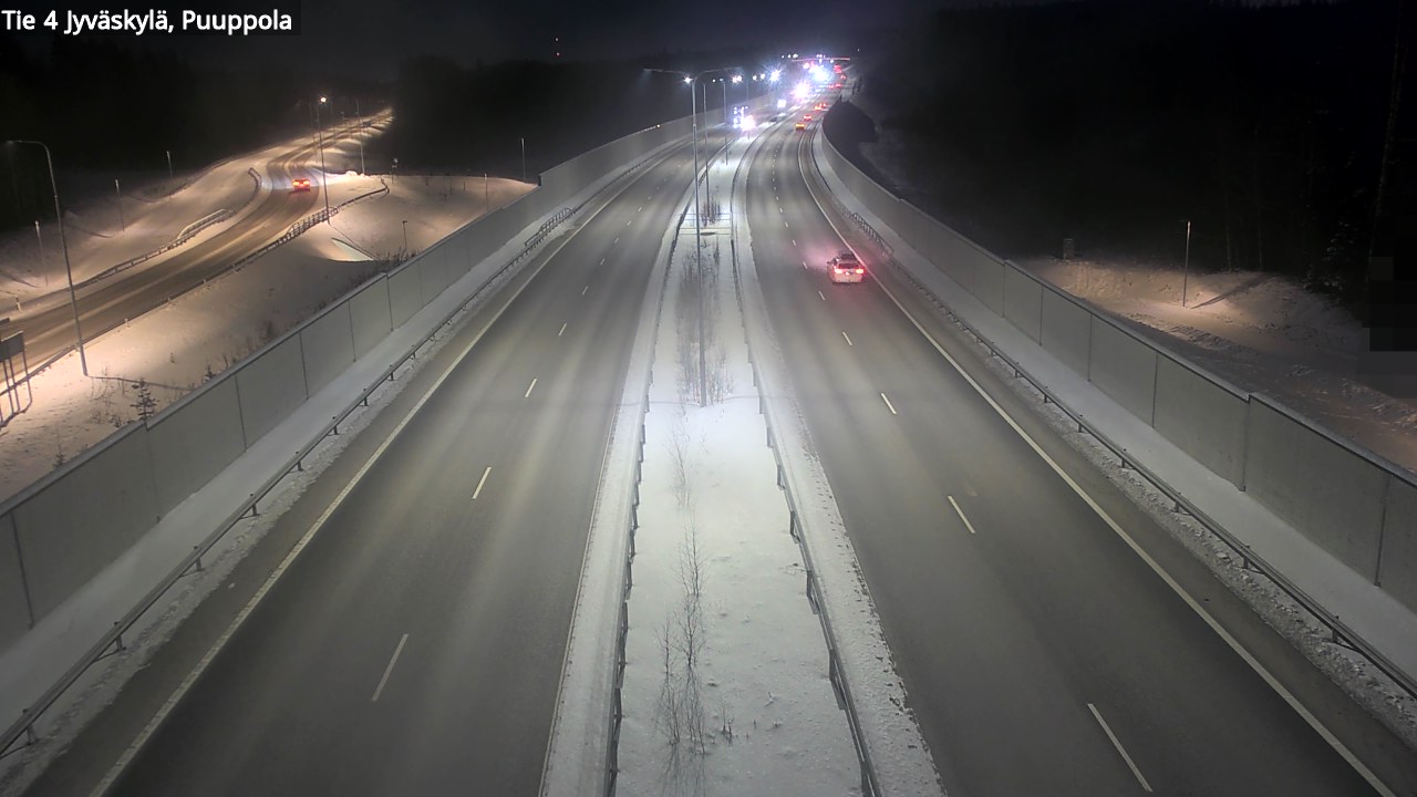 Weather Camera Image Road 4 Jyväskylä, Puuppola, Jyväskylä, Keski-Suomi