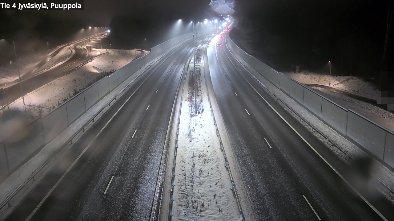 Weather Camera Image Väg 4 Jyväskylä, Puuppola, Jyväskylä, Keski-Suomi