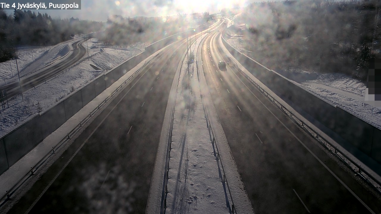 Weather Camera Image Road 4 Jyväskylä, Puuppola, Jyväskylä, Keski-Suomi