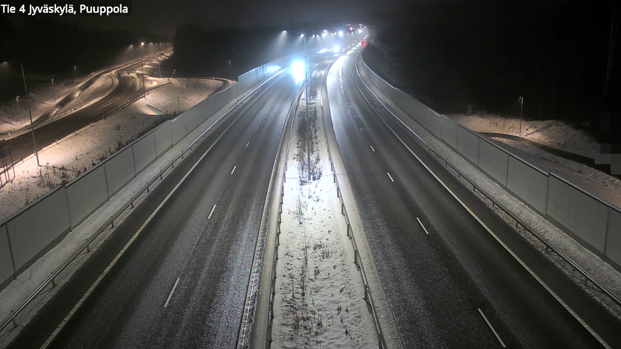 Weather Camera Image Väg 4 Jyväskylä, Puuppola, Jyväskylä, Keski-Suomi