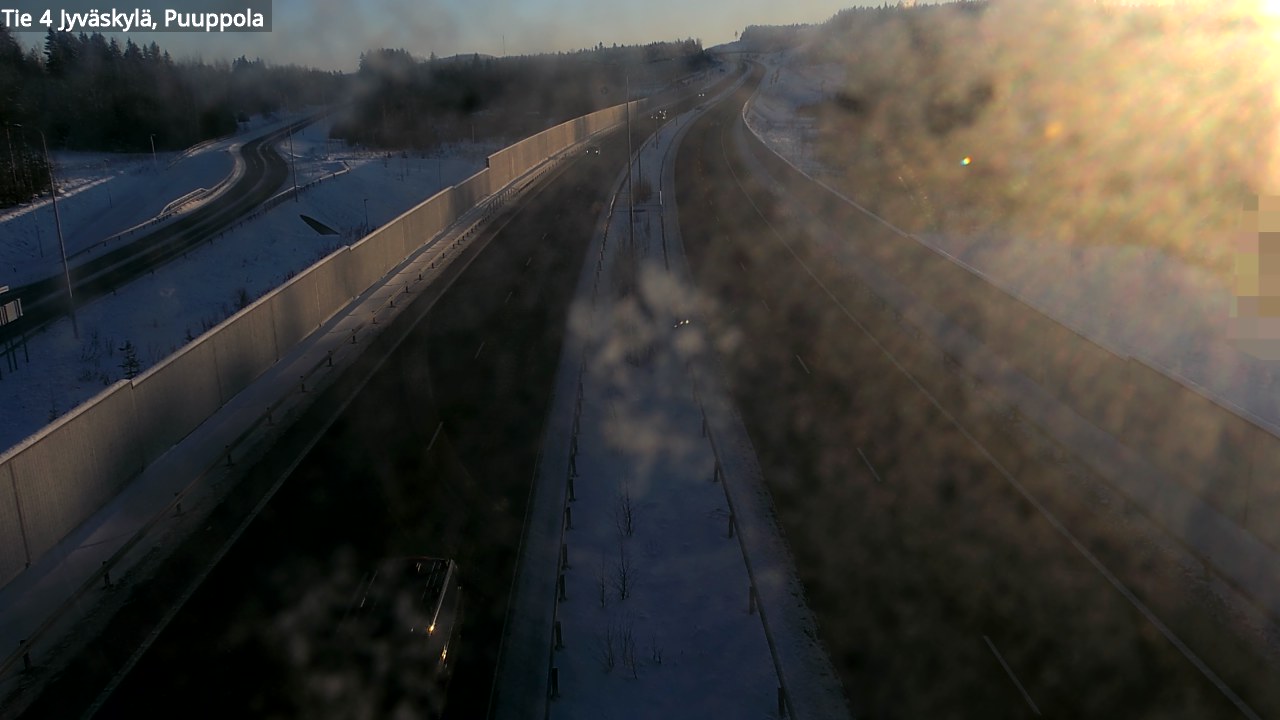 Weather Camera Image Road 4 Jyväskylä, Puuppola, Jyväskylä, Keski-Suomi