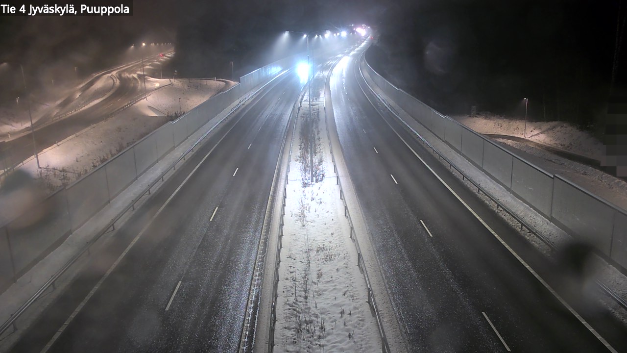 Weather Camera Image Väg 4 Jyväskylä, Puuppola, Jyväskylä, Keski-Suomi