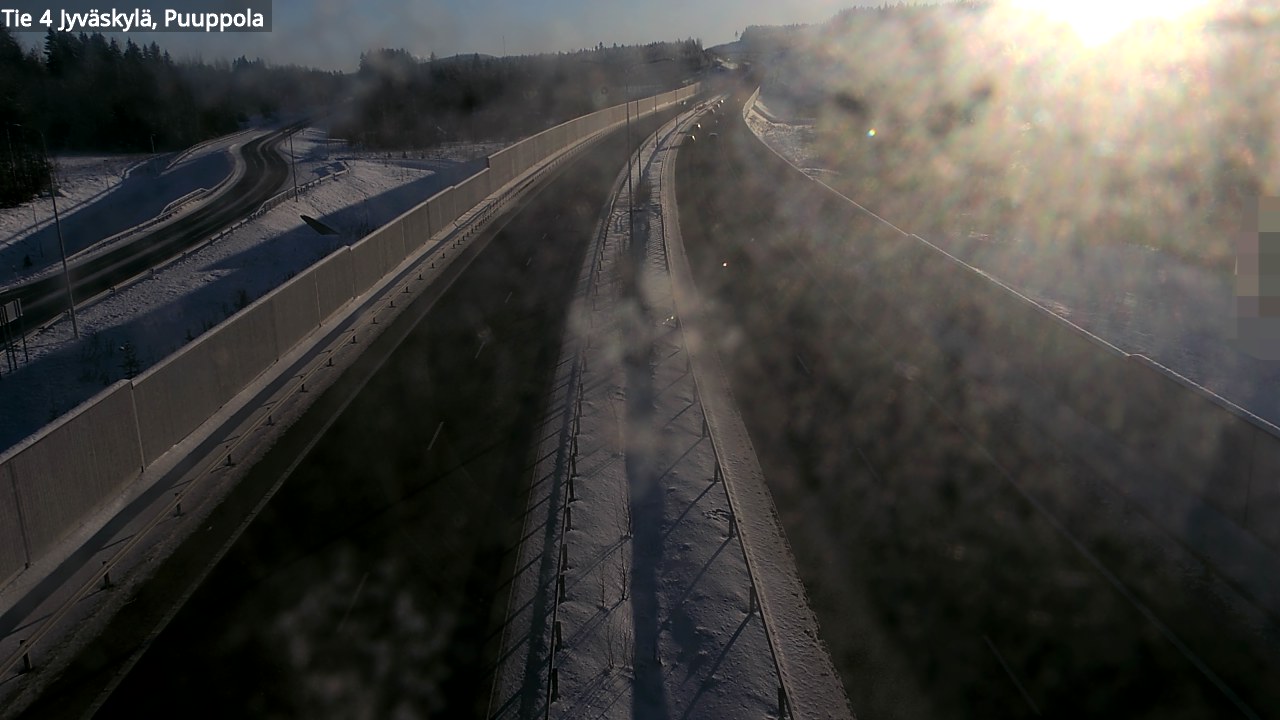 Weather Camera Image Road 4 Jyväskylä, Puuppola, Jyväskylä, Keski-Suomi