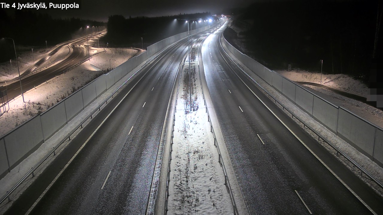 Weather Camera Image Väg 4 Jyväskylä, Puuppola, Jyväskylä, Keski-Suomi