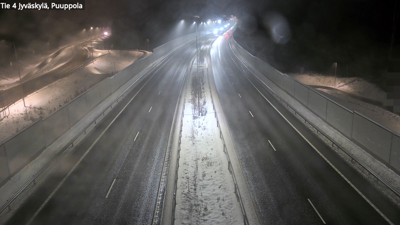 Weather Camera Image Väg 4 Jyväskylä, Puuppola, Jyväskylä, Keski-Suomi