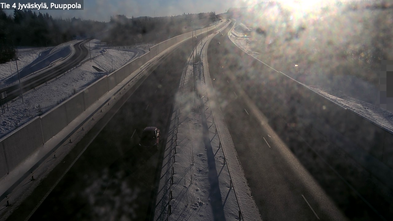 Weather Camera Image Road 4 Jyväskylä, Puuppola, Jyväskylä, Keski-Suomi