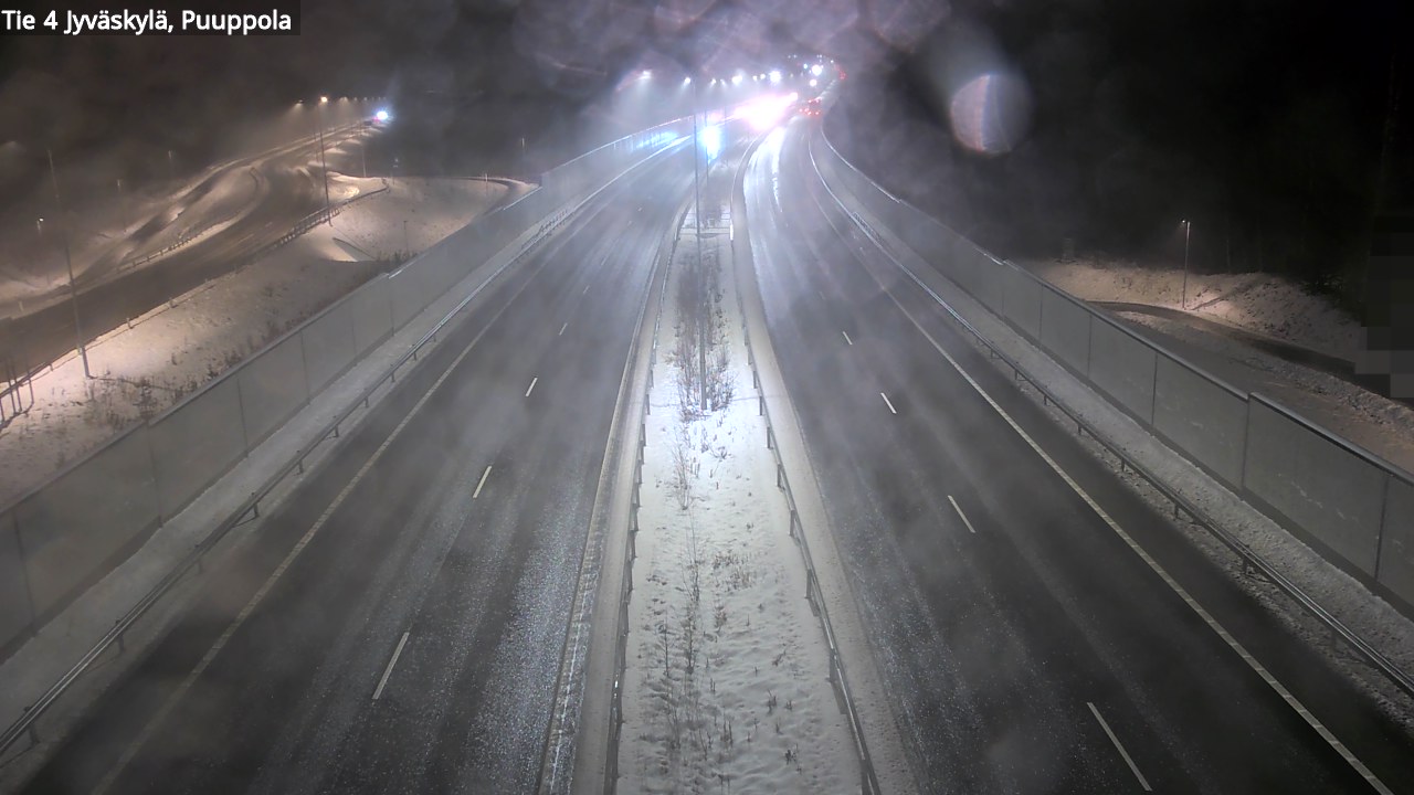 Weather Camera Image Väg 4 Jyväskylä, Puuppola, Jyväskylä, Keski-Suomi