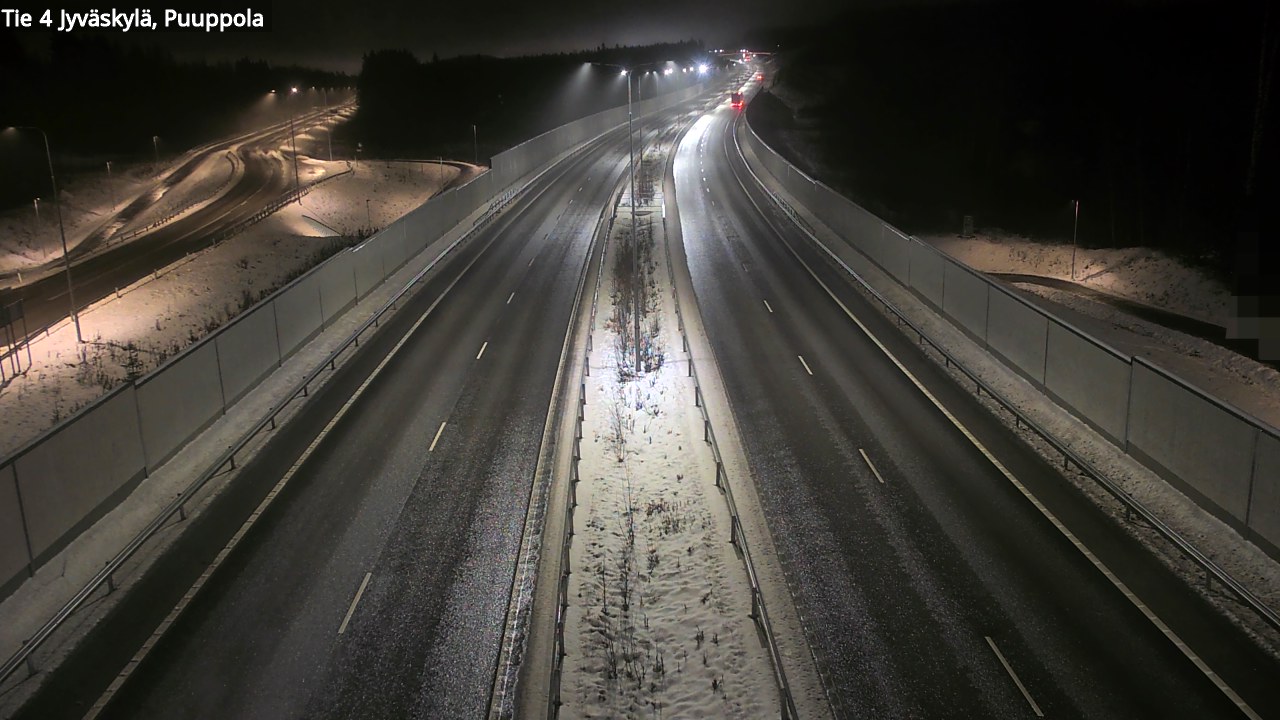 Weather Camera Image Väg 4 Jyväskylä, Puuppola, Jyväskylä, Keski-Suomi