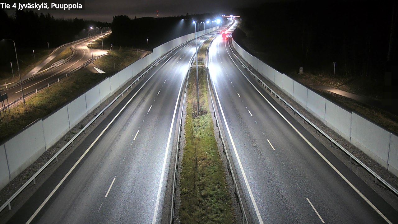 Weather Camera Image Road 4 Jyväskylä, Puuppola, Jyväskylä, Keski-Suomi