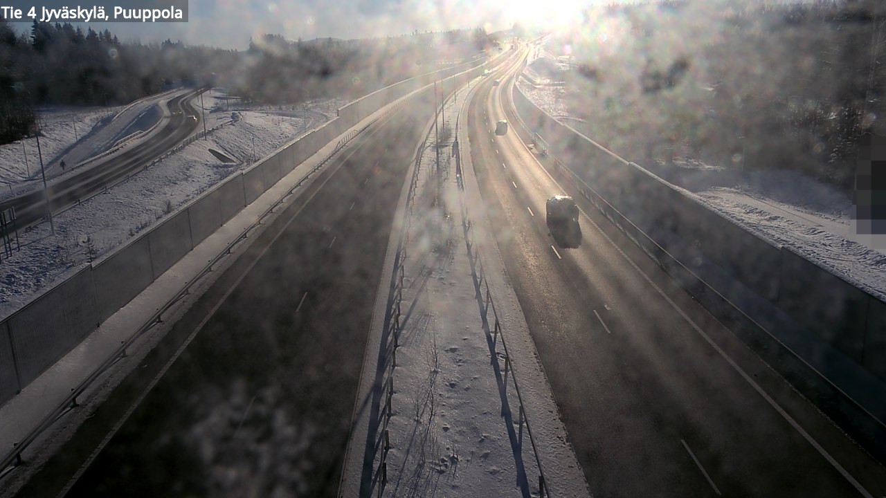 Weather Camera Image Road 4 Jyväskylä, Puuppola, Jyväskylä, Keski-Suomi