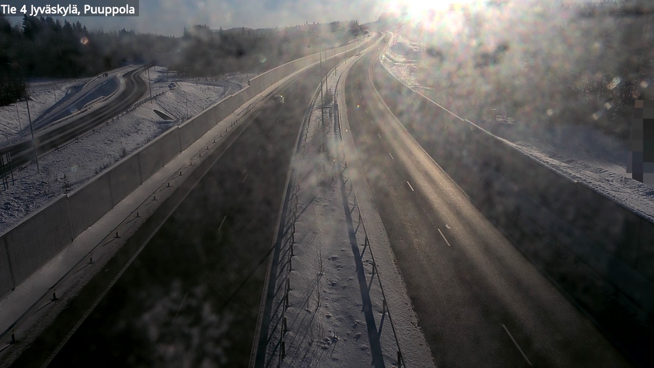 Weather Camera Image Road 4 Jyväskylä, Puuppola, Jyväskylä, Keski-Suomi