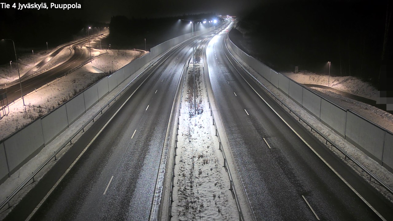 Weather Camera Image Väg 4 Jyväskylä, Puuppola, Jyväskylä, Keski-Suomi