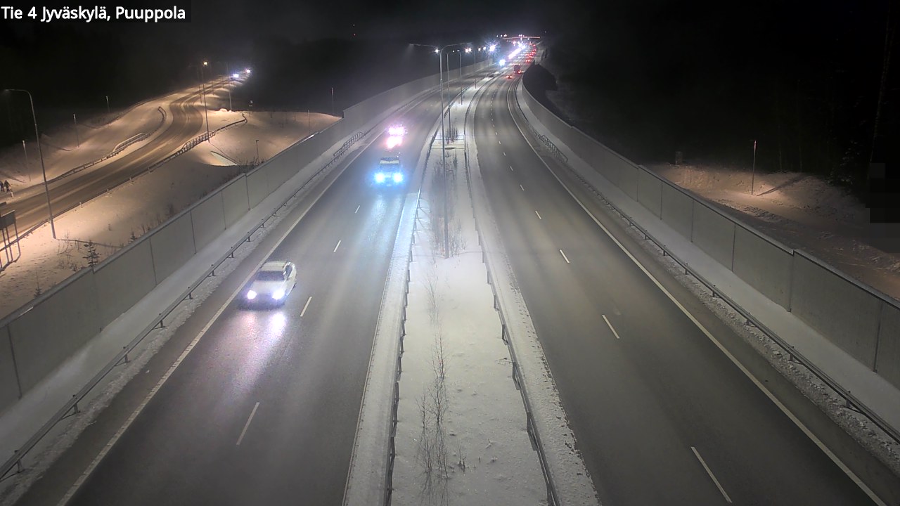 Weather Camera Image Road 4 Jyväskylä, Puuppola, Jyväskylä, Keski-Suomi