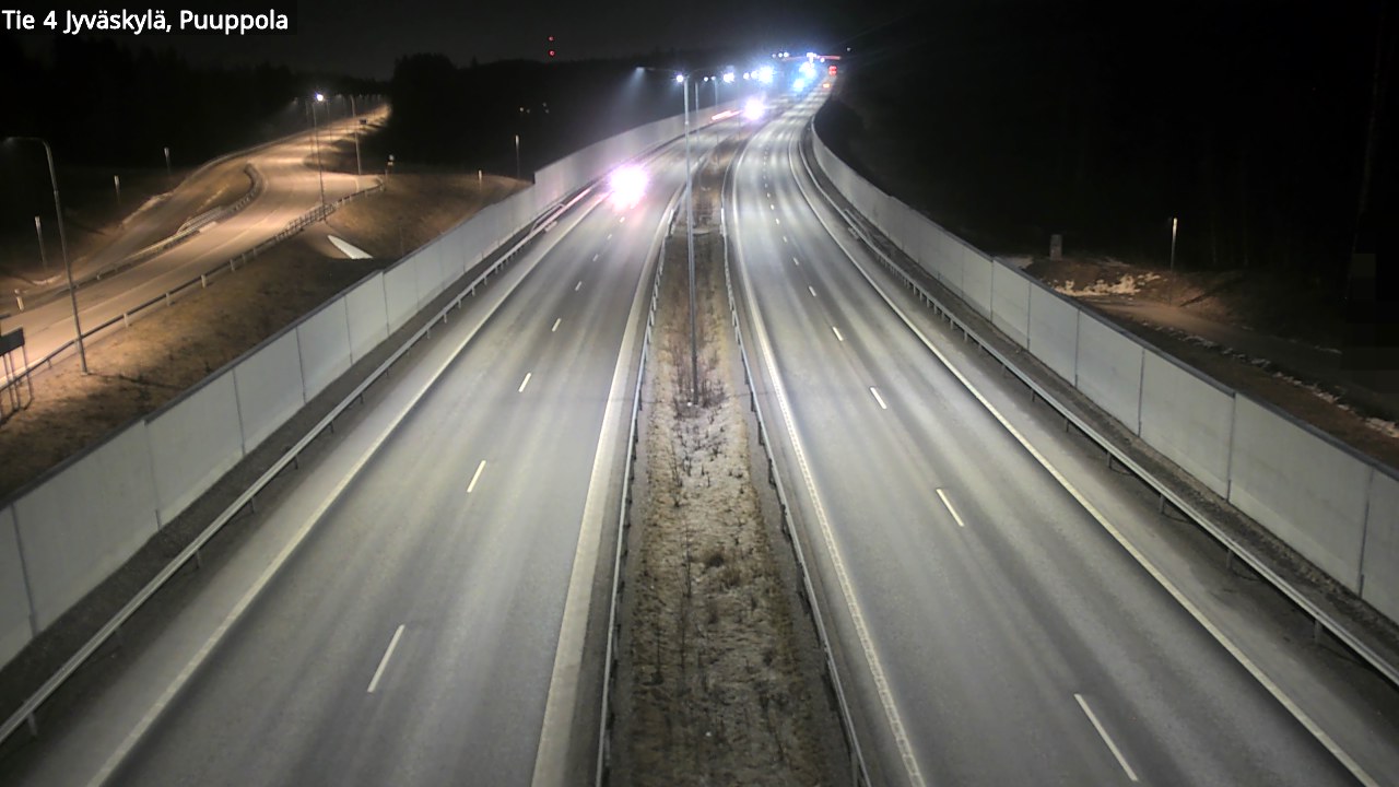 Weather Camera Image Road 4 Jyväskylä, Puuppola, Jyväskylä, Keski-Suomi