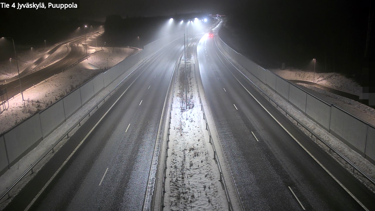 Weather Camera Image Väg 4 Jyväskylä, Puuppola, Jyväskylä, Keski-Suomi