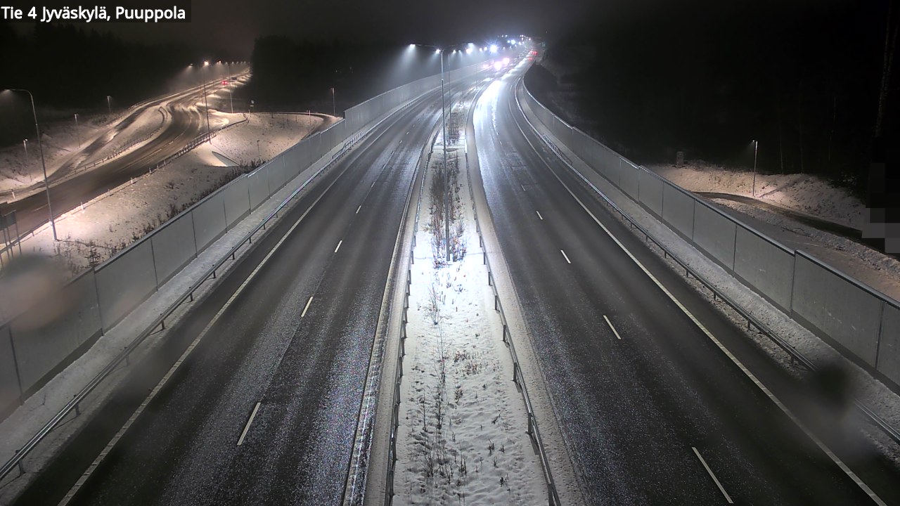 Weather Camera Image Väg 4 Jyväskylä, Puuppola, Jyväskylä, Keski-Suomi