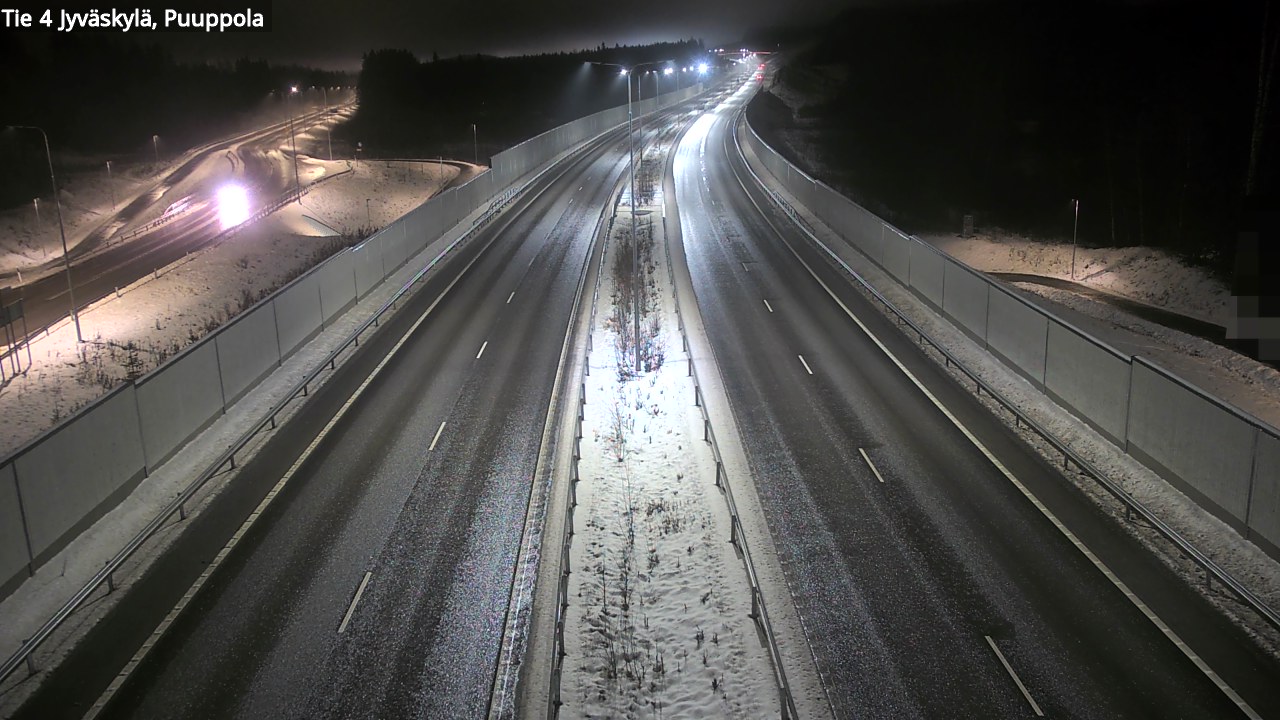 Weather Camera Image Väg 4 Jyväskylä, Puuppola, Jyväskylä, Keski-Suomi