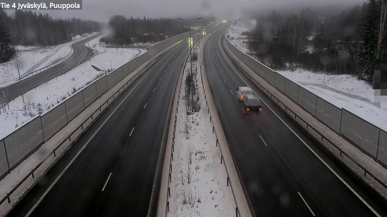 Weather Camera Image Väg 4 Jyväskylä, Puuppola, Jyväskylä, Keski-Suomi