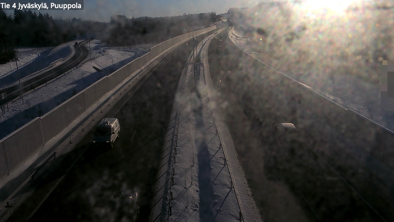 Weather Camera Image Road 4 Jyväskylä, Puuppola, Jyväskylä, Keski-Suomi