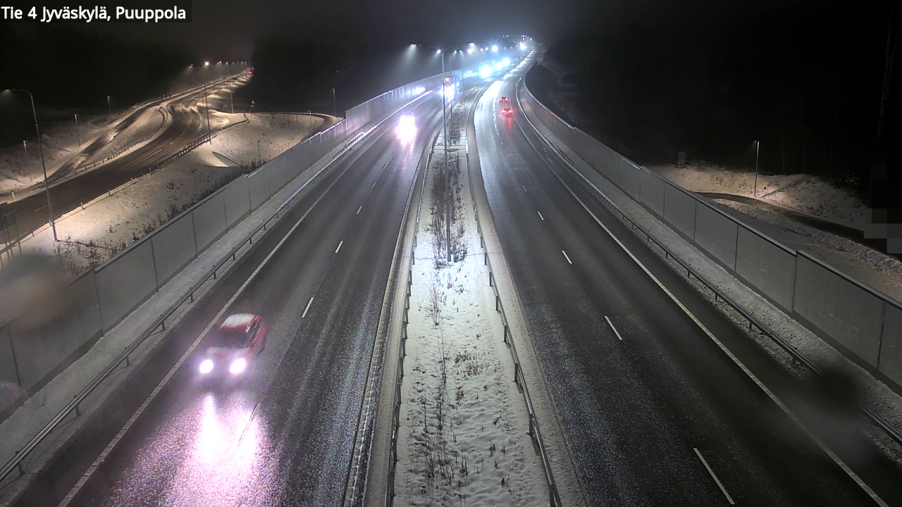 Weather Camera Image Väg 4 Jyväskylä, Puuppola, Jyväskylä, Keski-Suomi