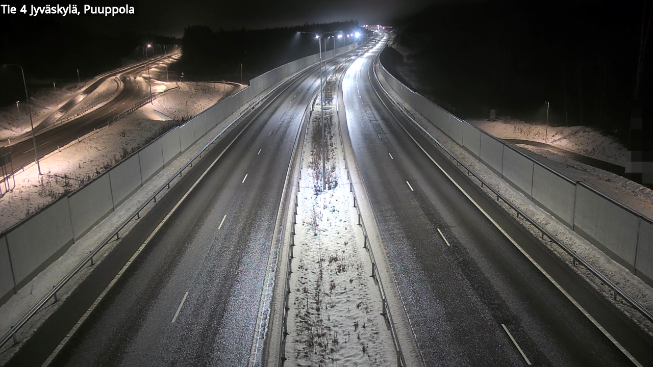 Weather Camera Image Väg 4 Jyväskylä, Puuppola, Jyväskylä, Keski-Suomi