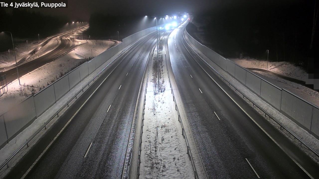Weather Camera Image Väg 4 Jyväskylä, Puuppola, Jyväskylä, Keski-Suomi