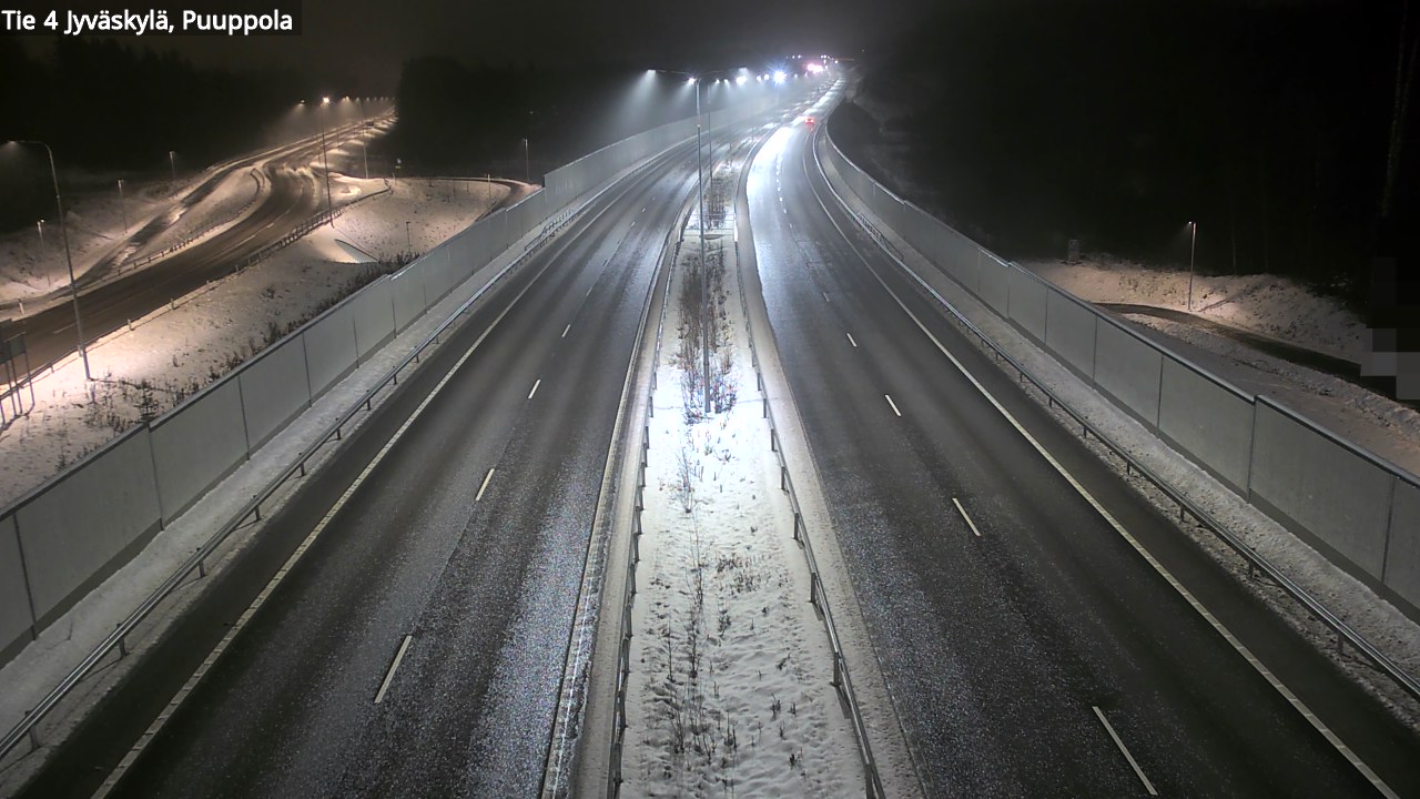 Weather Camera Image Väg 4 Jyväskylä, Puuppola, Jyväskylä, Keski-Suomi