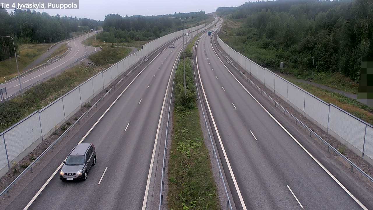 Weather Camera Image Väg 4 Jyväskylä, Puuppola, Jyväskylä, Keski-Suomi