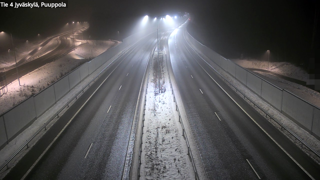 Weather Camera Image Väg 4 Jyväskylä, Puuppola, Jyväskylä, Keski-Suomi