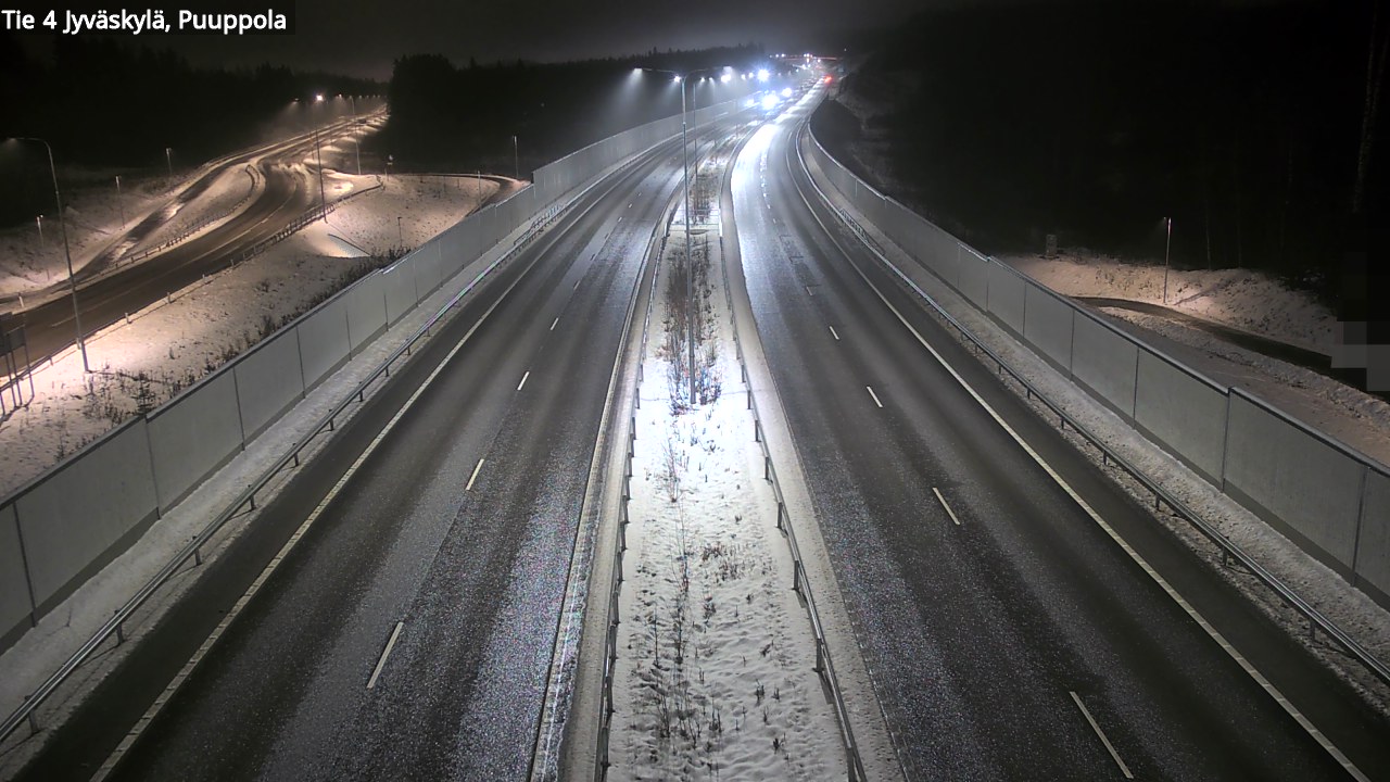 Weather Camera Image Väg 4 Jyväskylä, Puuppola, Jyväskylä, Keski-Suomi