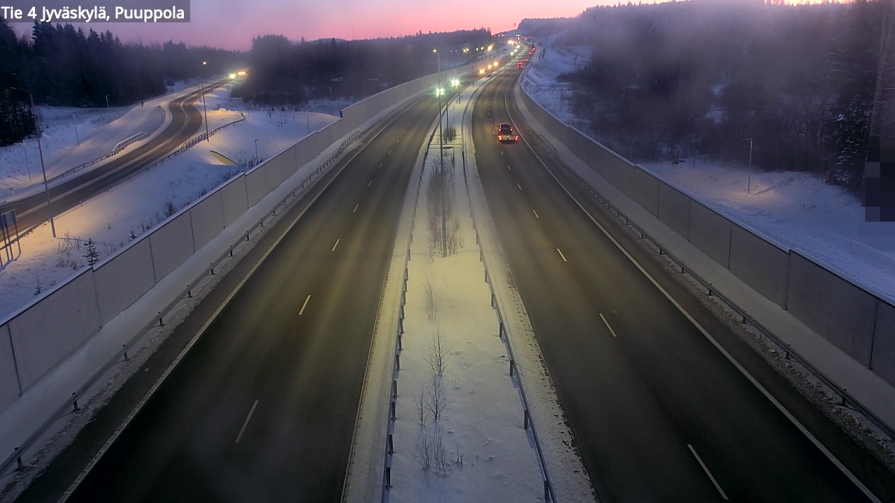 Weather Camera Image Road 4 Jyväskylä, Puuppola, Jyväskylä, Keski-Suomi